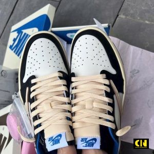 Giay Sneaker Nike Air Jordan 1 Retro Low Travis Scott Fragment Design Co Thap Giày Sneaker Nike Air Jordan 1 Retro Low Travis Scott Fragment Design Cổ Thấp