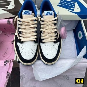 Giay Sneaker Nike Air Jordan 1 Retro Low Travis Scott Fragment Design Fullbox Giày Sneaker Nike Air Jordan 1 Retro Low Travis Scott Fragment Design Fullbox