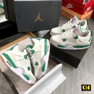 Giay Sneaker Nike Air Jordan 4 Pine Green Best Quality Giày Sneaker Nike Air Jordan 4 Pine Green Best Quality