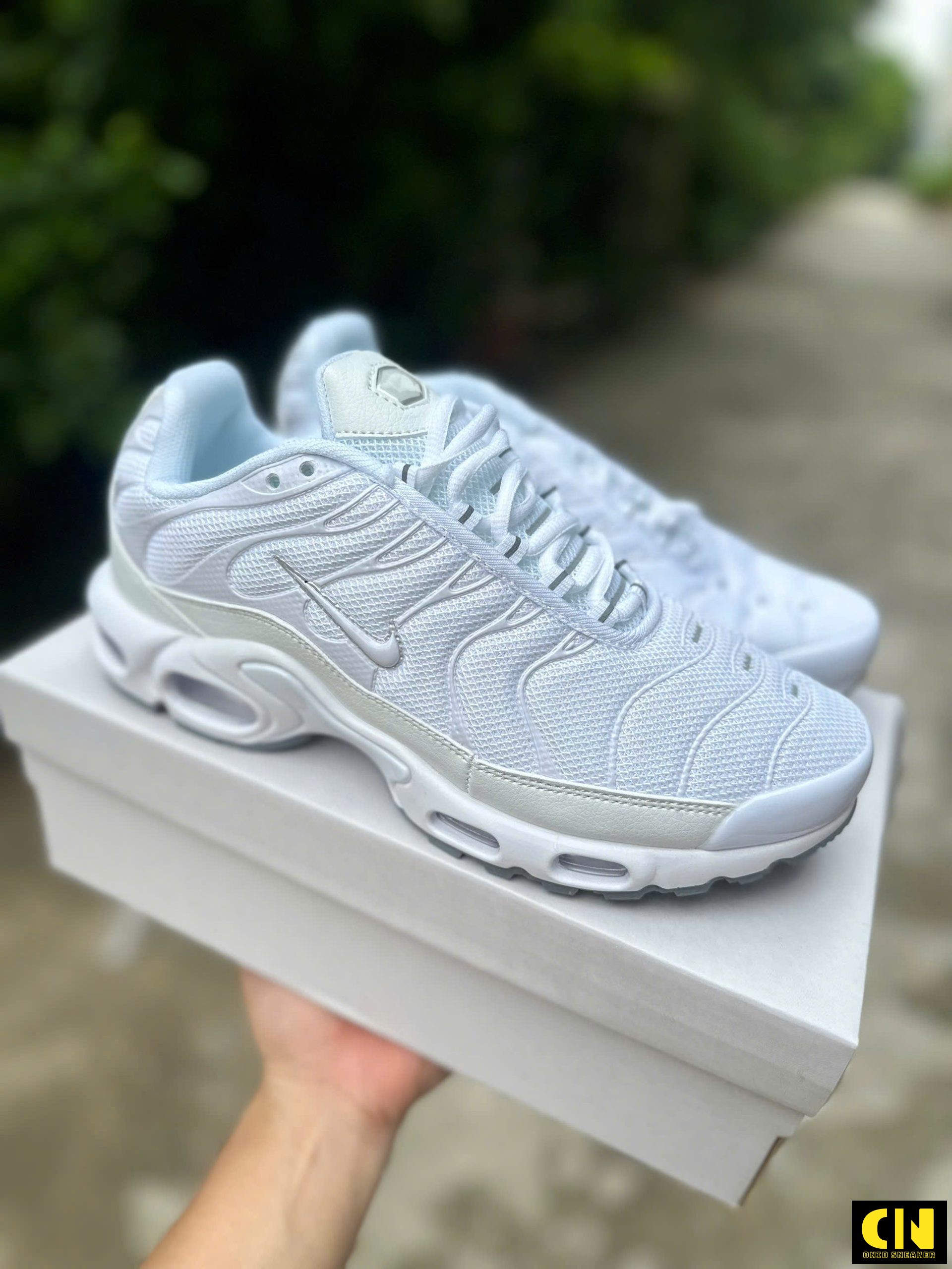 Giày Sneaker Nike Air Max Plus Tn White Metallic Silver Trắng Giày Sneaker Nike Air Max Plus TN White Metallic Silver Trắng