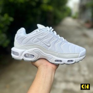 Giay Sneaker Nike Air Max Plus Trang Bac Giày Sneaker Nike Air Max Plus Trắng Bạc