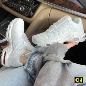 Giay Sneaker Nike Air Max Plus White Metallic Silver Trang Bac Giày Sneaker Nike Air Max Plus White Metallic Silver Trắng Bạc