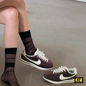 Giay Sneaker Nike Cortez Baroque Brown White Giày Sneaker Nike Cortez Baroque Brown White