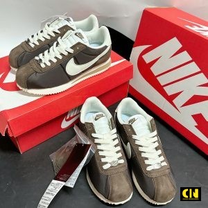 Giay Sneaker Nike Cortez Unisex Mau Nau Baroque Brown Giày Sneaker Nike Cortez Unisex Màu Nâu Baroque Brown