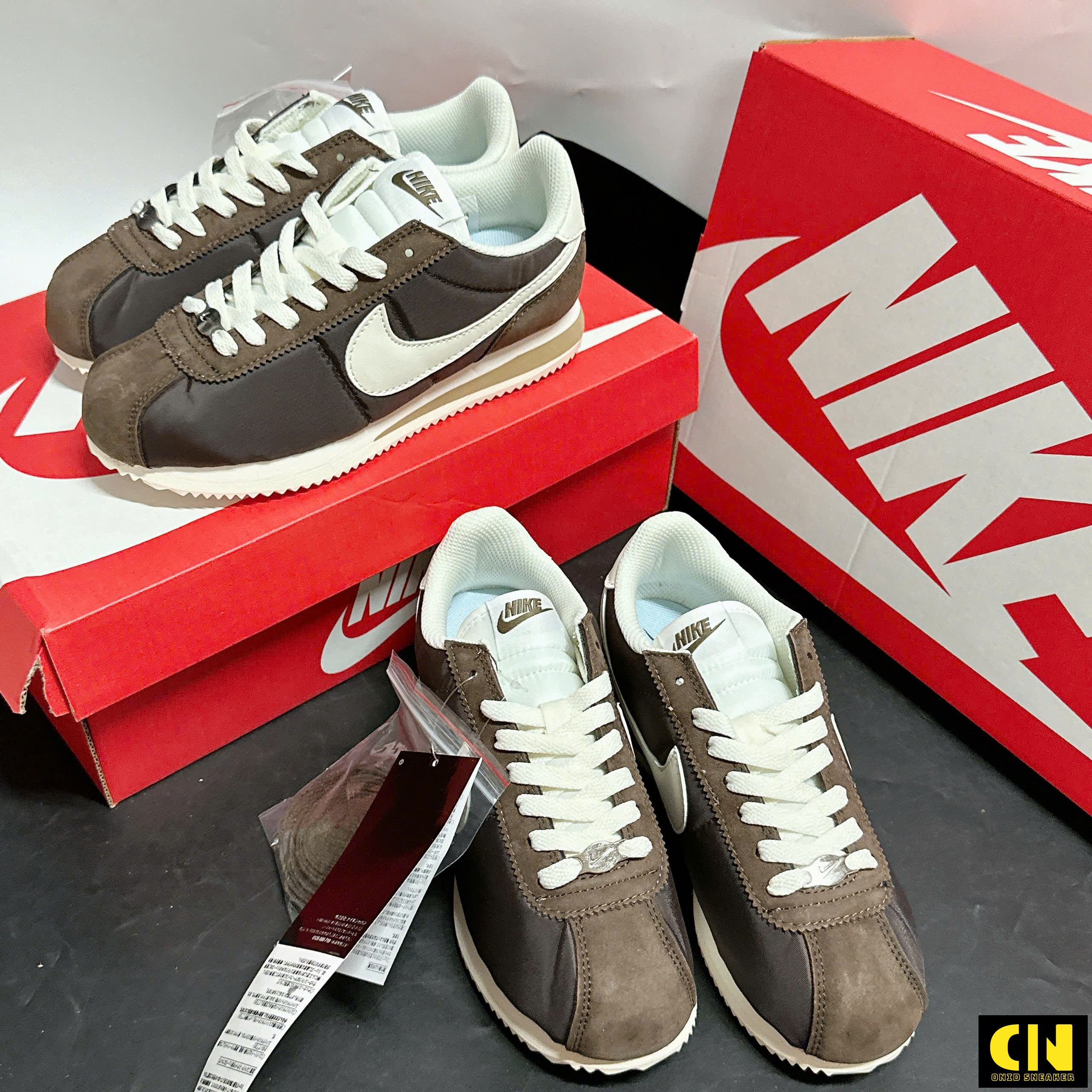 Giày Sneaker Nike Cortez Unisex Màu Nâu Baroque Brown Giày Sneaker Nike Cortez Unisex Màu Nâu Baroque Brown