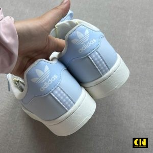 Giay Sneaker Nu Adidas Originals Superstar 2 Blue White Giày Sneaker Nữ Adidas Originals Superstar 2 Blue White