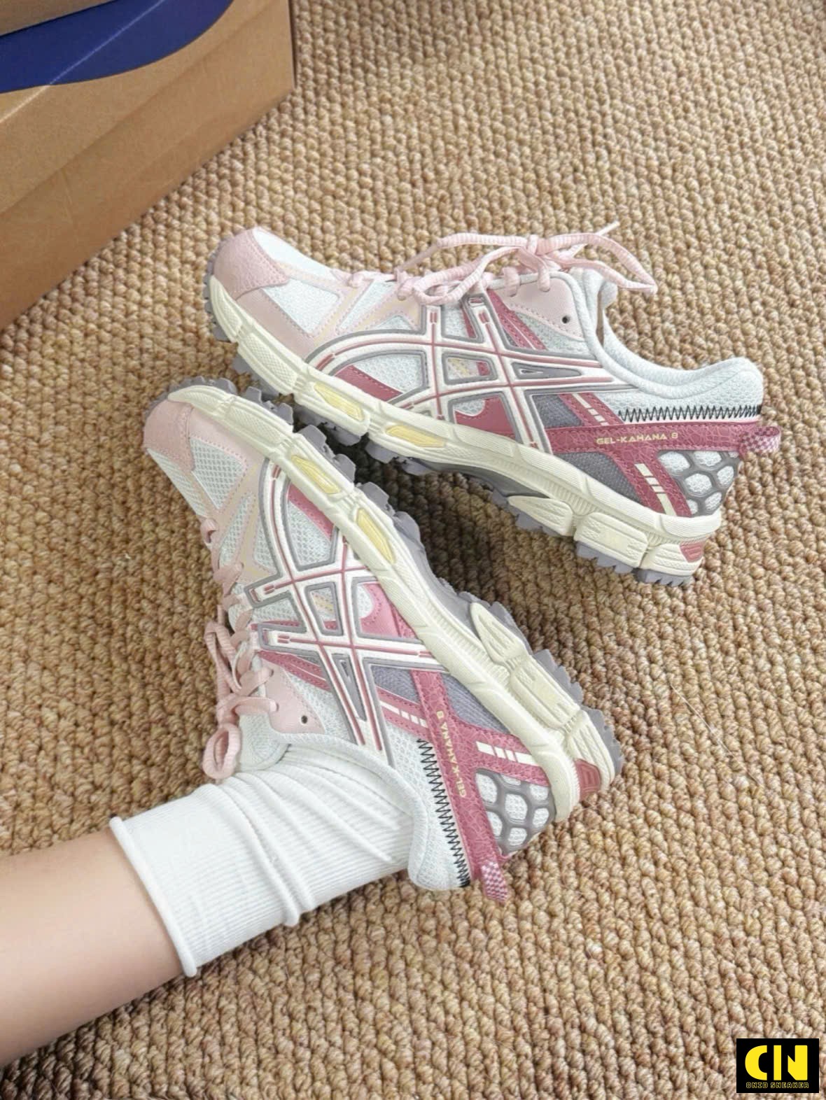 Giày Sneaker Nữ Asics Gel Kahana 8 Bản Chuẩn Form Giày Sneaker Nữ Asics Gel Kahana 8 Bản Chuẩn Form