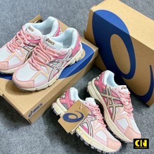 Giay Sneaker Nu Asics Gel Kahana 8 Trang Phoi Hong Giày Sneaker Nữ Asics Gel Kahana 8 Trắng Phối Hồng