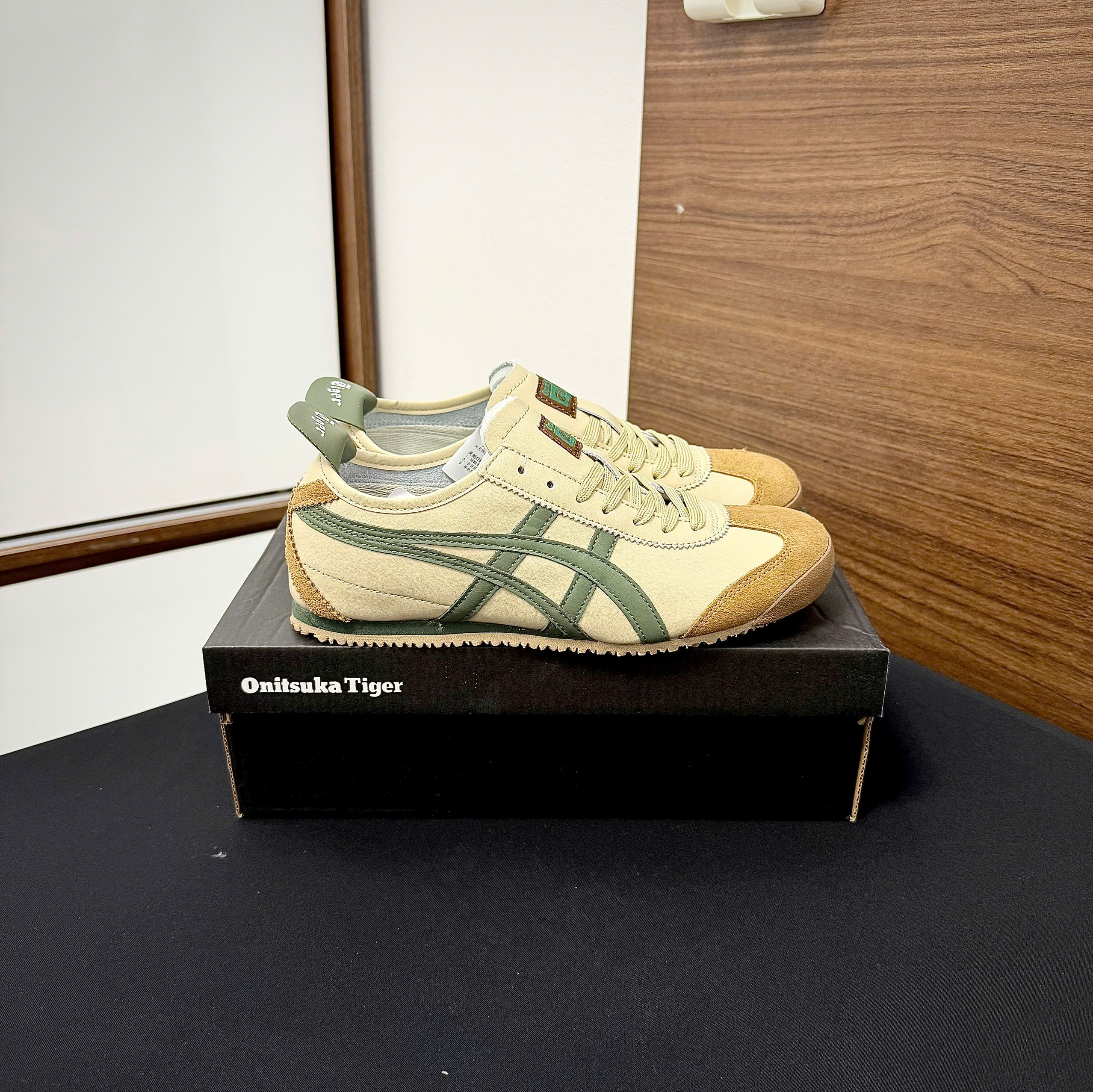 Giày Sneaker Onitsuka Tiger Mexico 66 Beige Green Giá Tốt Giày Sneaker Onitsuka Tiger Mexico 66 Beige Green Giá Tốt