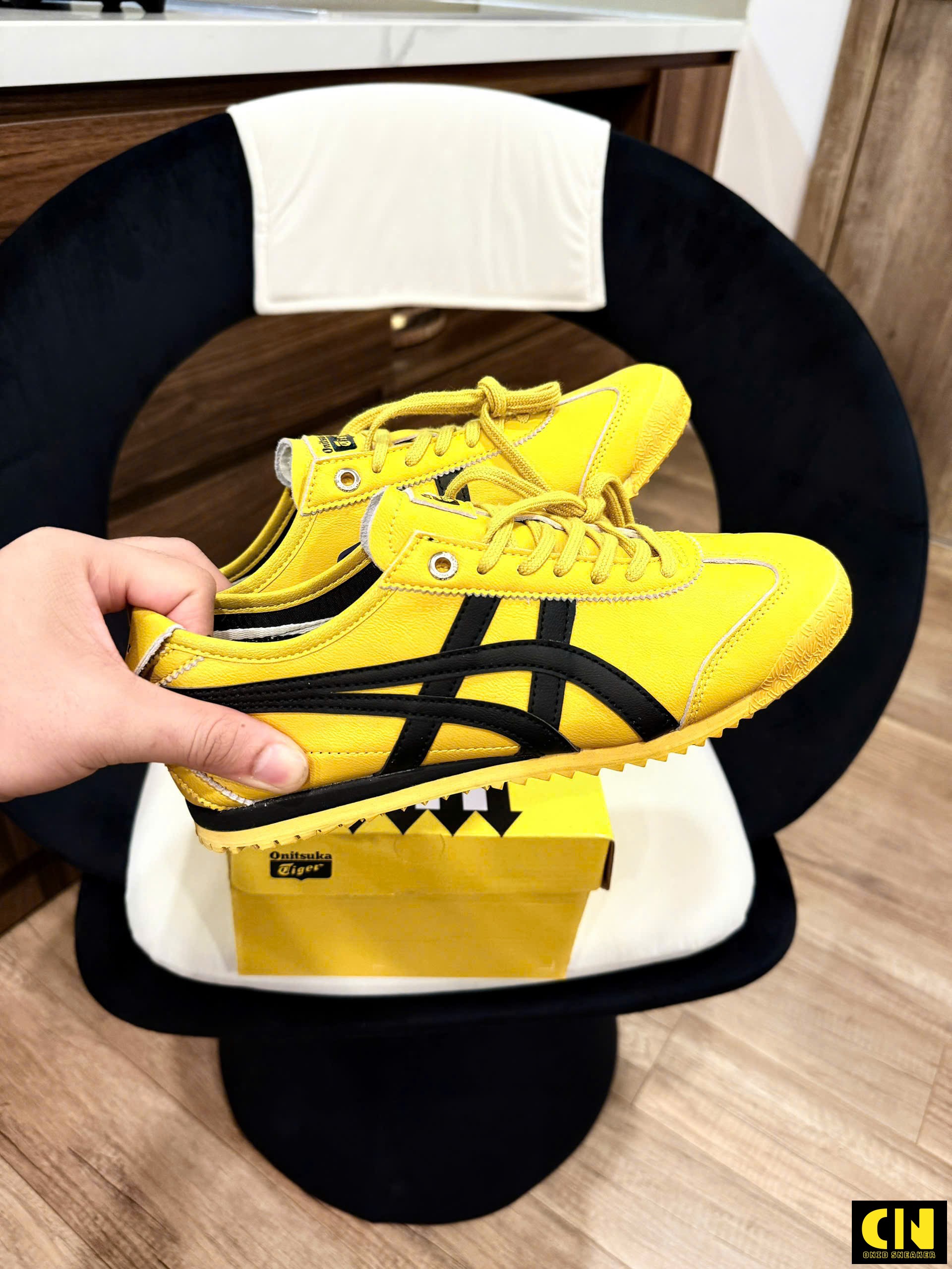 Giày Sneaker Onitsuka Tiger Mexico 66 Sd Yellow Bản Chuẩn Form Giày Sneaker Onitsuka Tiger Mexico 66 SD Yellow Bản Chuẩn Form