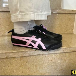 Giay Sneaker Onitsuka Tiger X Patou Mexico 66 Black Pink Cotton Candy E1786790516496 Giày Sneaker Onitsuka Tiger x PATOU Mexico 66 Black Pink Cotton Candy