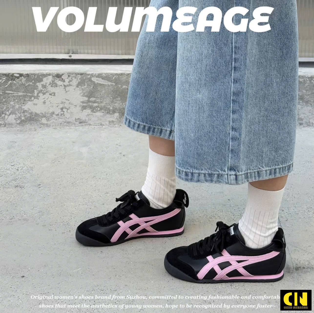 Giày Sneaker Onitsuka Tiger X Patou Mexico 66 Black Pink Giày Sneaker Onitsuka Tiger x PATOU Mexico 66 Black Pink