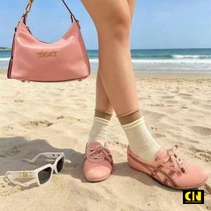 Giay Sneaker Onitsuka Tiger X Versace Hong Sakura Du Size Giày Sneaker Onitsuka Tiger x Versace Hồng Sakura Đủ Size