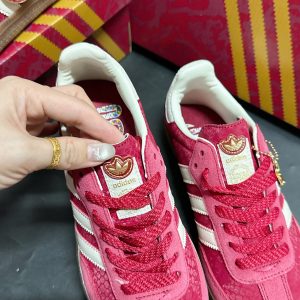 Giay The Thao Nam Nu Adidas Gazelle Pink White Dragon Giày Thể Thao Nam Nữ Adidas Gazelle Pink White Dragon