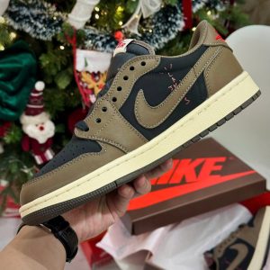 Giay The Thao Nam Nu Nike Air Jordan 1 Low Travis Scott Mocha Giày Thể Thao Nam Nữ Nike Air Jordan 1 Low Travis Scott Mocha