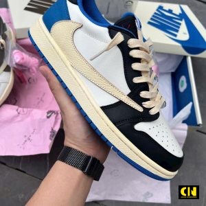 Giay The Thao Nam Nu Nike Air Jordan 1 Retro Low Travis Scott Fragment Design Giày Thể Thao Nam Nữ Nike Air Jordan 1 Retro Low Travis Scott Fragment Design