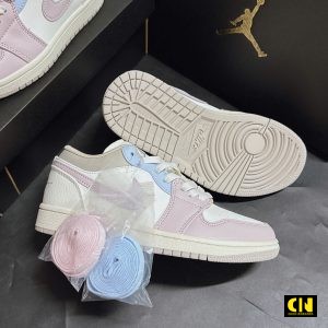 Giay The Thao Nike Air Jordan 1 Low Phoi Mau Pastel Nu Giày Thể Thao Nike Air Jordan 1 Low Phối Màu Pastel Nữ