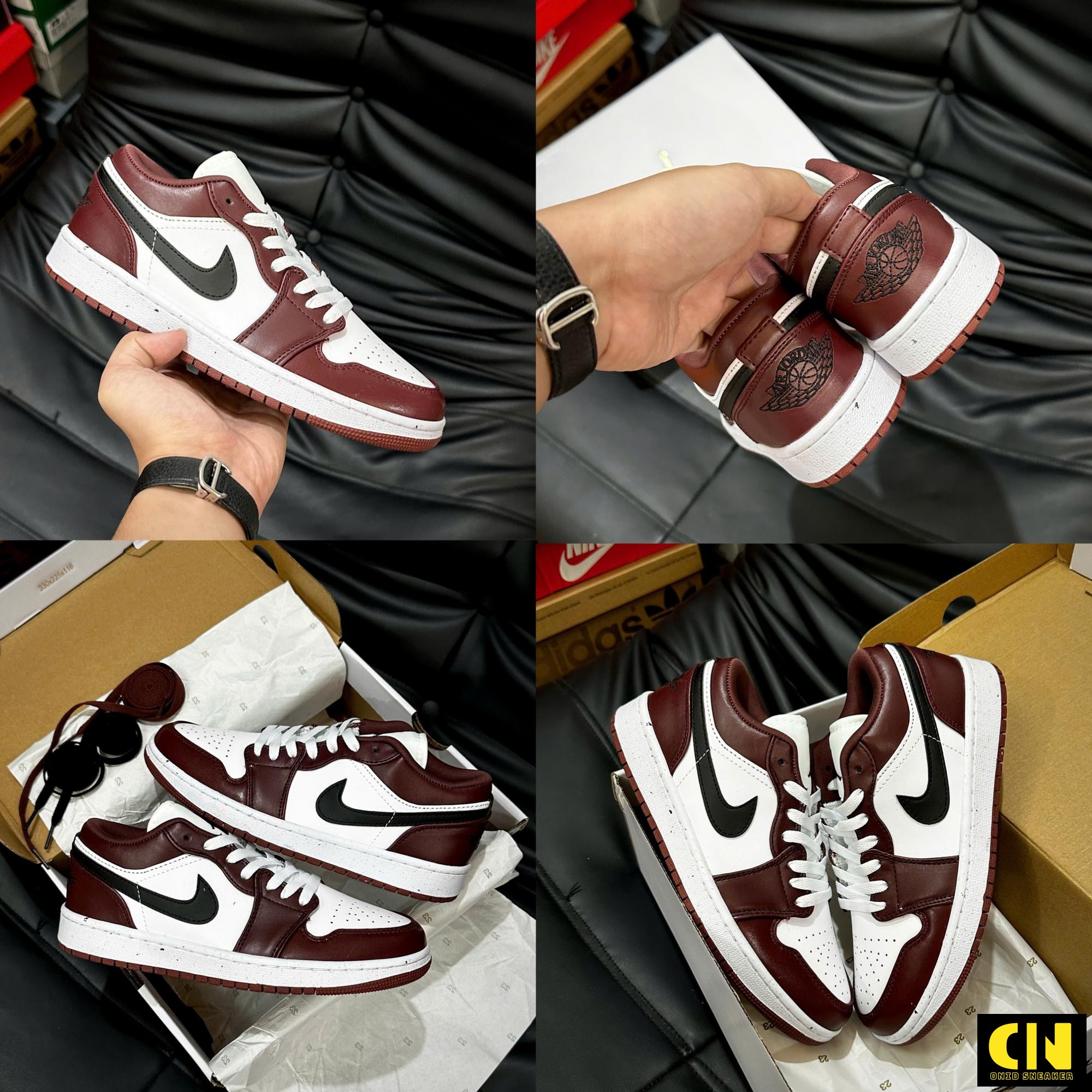 Giày Thể Thao Nike Air Jordan 1 Low Se Dark Pony Đỏ Rượu Giày Thể Thao Nike Air Jordan 1 Low SE Dark Pony Đỏ Rượu