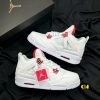 Giay The Thao Nike Air Jordan 4 Retro Gs Red Metallic Trang Do Giày Thể Thao Nike Air Jordan 4 Retro GS Red Metallic Trắng Đỏ