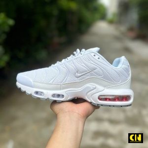 Giay The Thao Nike Air Max Plus Fv0952 100 Trang Phoi Bac Giày Thể Thao Nike Air Max Plus FV0952-100 Trắng Phối Bạc