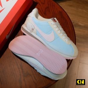 Giay The Thao Nu Nike Cortez Cuu Xanh Hong Giày Thể Thao Nữ Nike Cortez Cừu Xanh Hồng