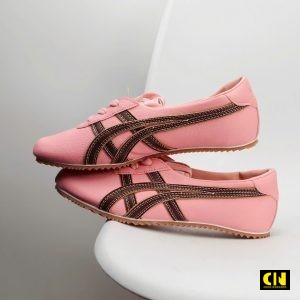 Giay The Thao Nu Onitsuka Tiger X Versace Hong Sakura Giày Thể Thao Nữ Onitsuka Tiger x Versace Hồng Sakura