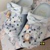 Dep Crocs Classic Love Shack Fancy Clogs Blue White Chuan Form Dép Crocs Classic Love Shack Fancy Clogs Blue White Chuẩn Form