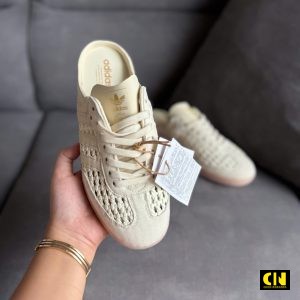 Dep Suc Adidas Mule Samba Og Cream White De Gum Dép Sục Adidas Mule Samba OG Cream White Đế Gum