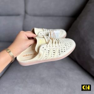 Dep Suc Adidas Mule Samba Og Cream White Trang Kem Dép Sục Adidas Mule Samba OG Cream White Trắng Kem