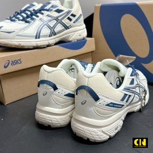 Giay Asics Gel Venture 6 Cream White Blue Gia Tot Giày ASICS Gel Venture 6 Cream White Blue Giá Tốt