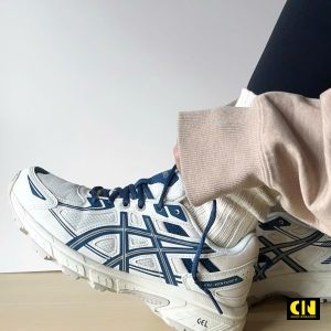 Giay Asics Gel Venture 6 Trang Kem Xanh Giày ASICS Gel Venture 6 Trắng Kem Xanh