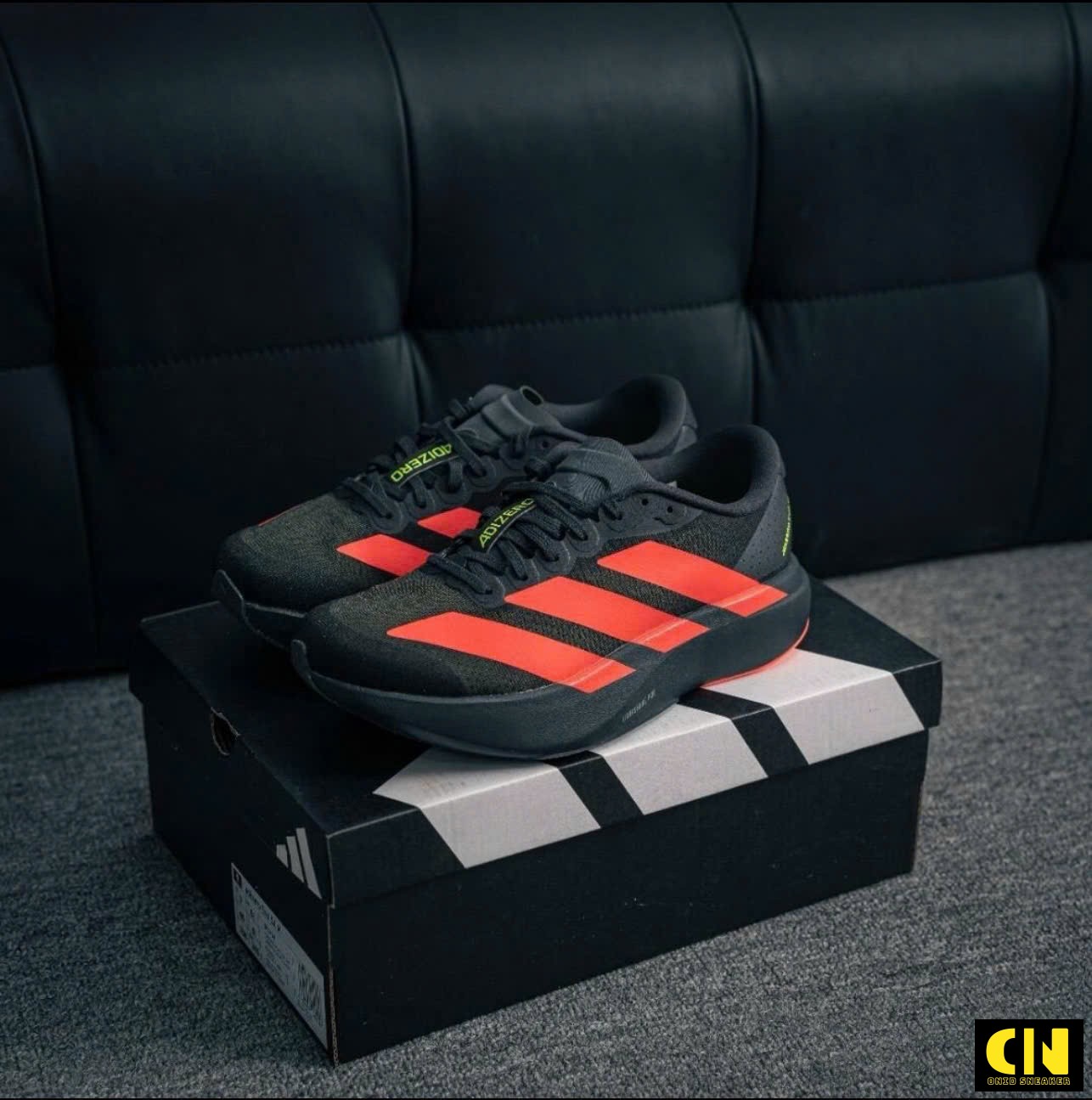 Giày Adidas Adizero Evo Sl Carbon Lucid Red Đỏ Đen Giày Adidas Adizero EVO SL Carbon Lucid Red Đỏ Đen