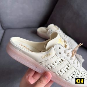 Giay Adidas Mule Samba Og Cream White Mau Kem Giày Adidas Mule Samba OG Cream White Màu Kem