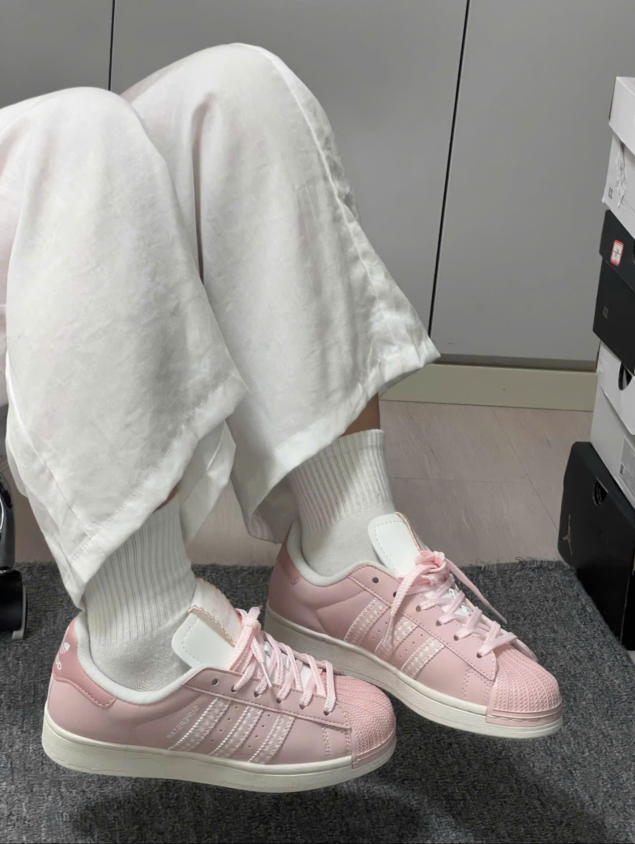 Giày Adidas Originals Superstar Ii Pink White Giày Adidas Originals Superstar II Pink White