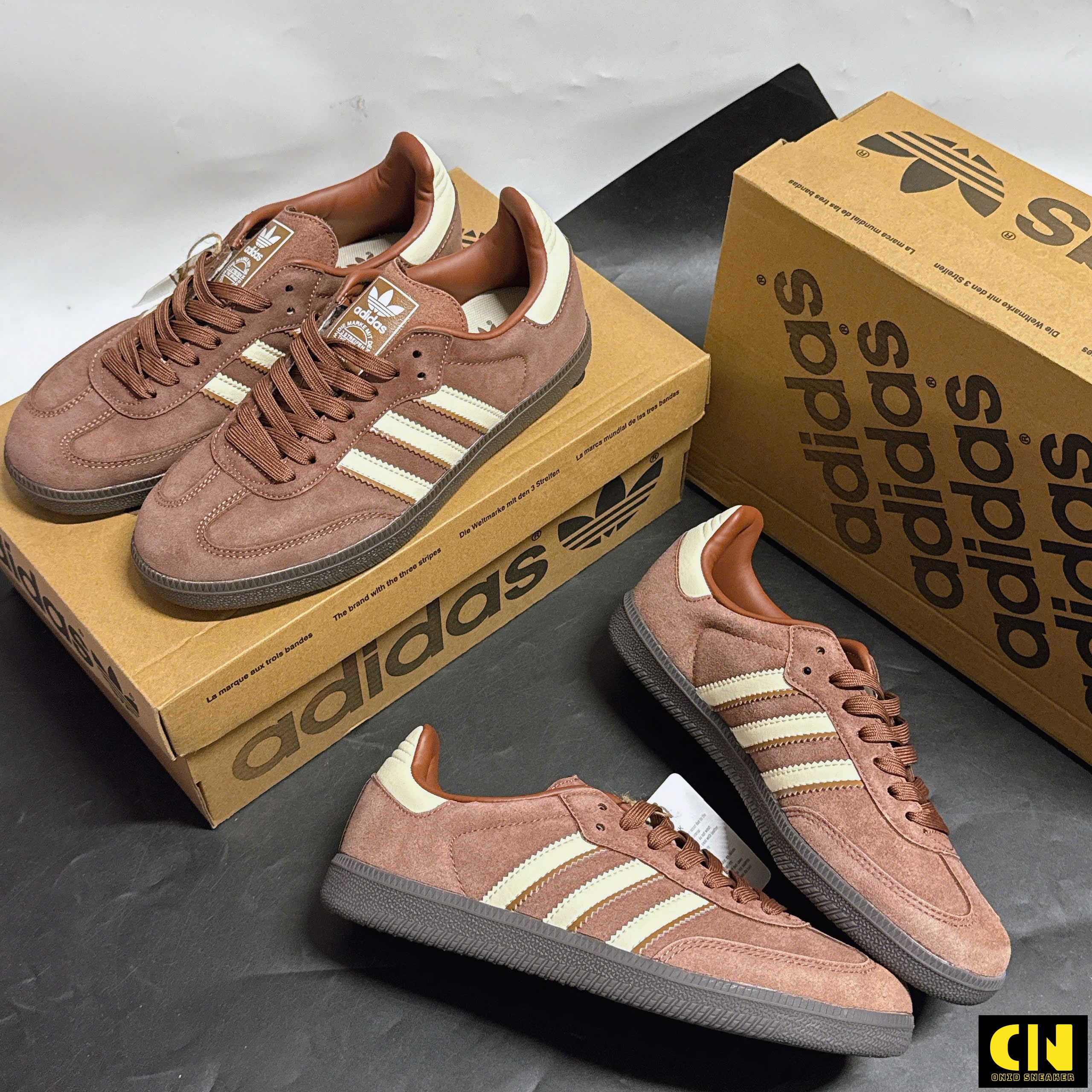 Giày Adidas Samba Og Preloved Brown Chuẩn Size Giày Adidas Samba OG Preloved Brown Chuẩn Size