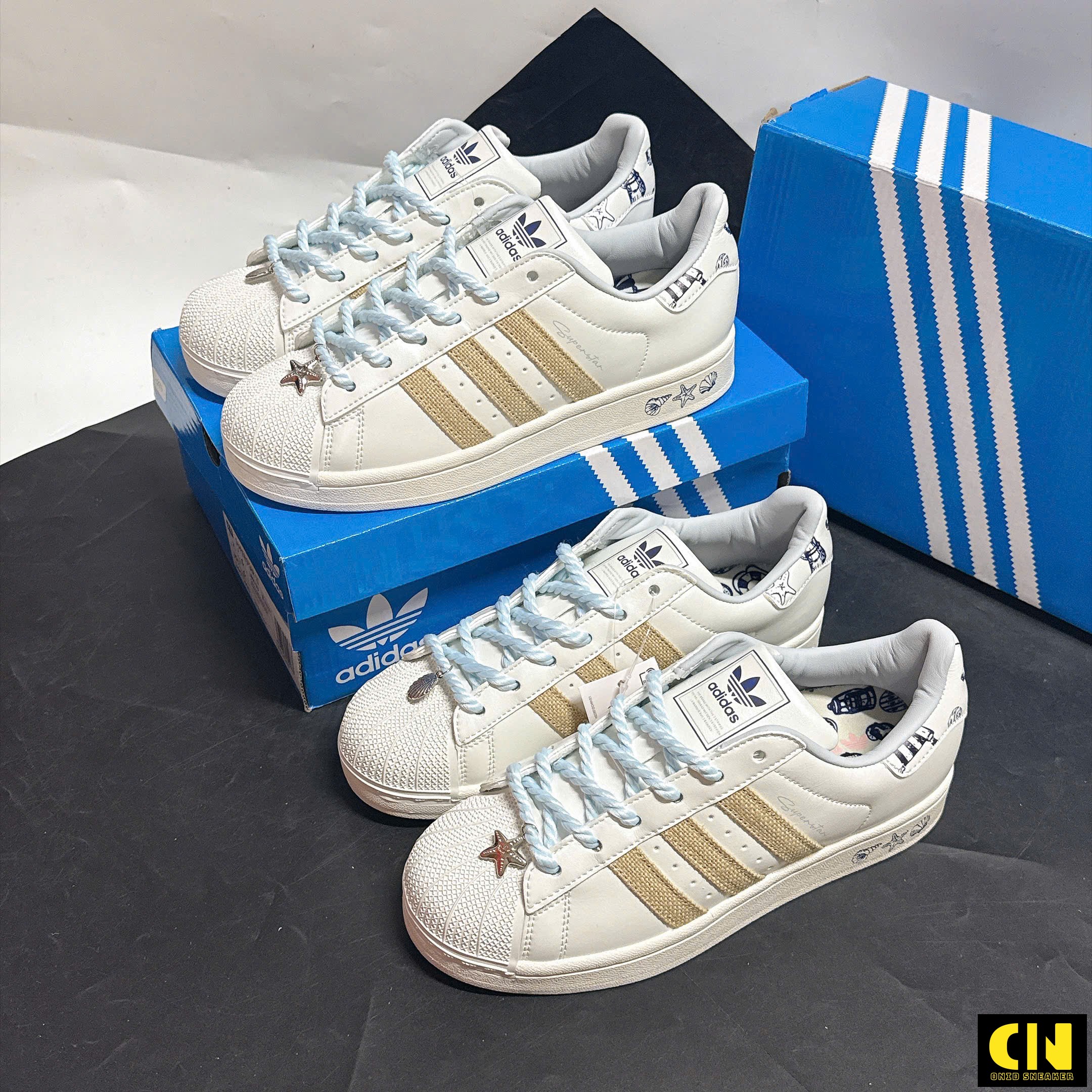 Giày Adidas Superstar Ii Pearl White Size 36-39 Giày Adidas Superstar II Pearl White Size 36-39