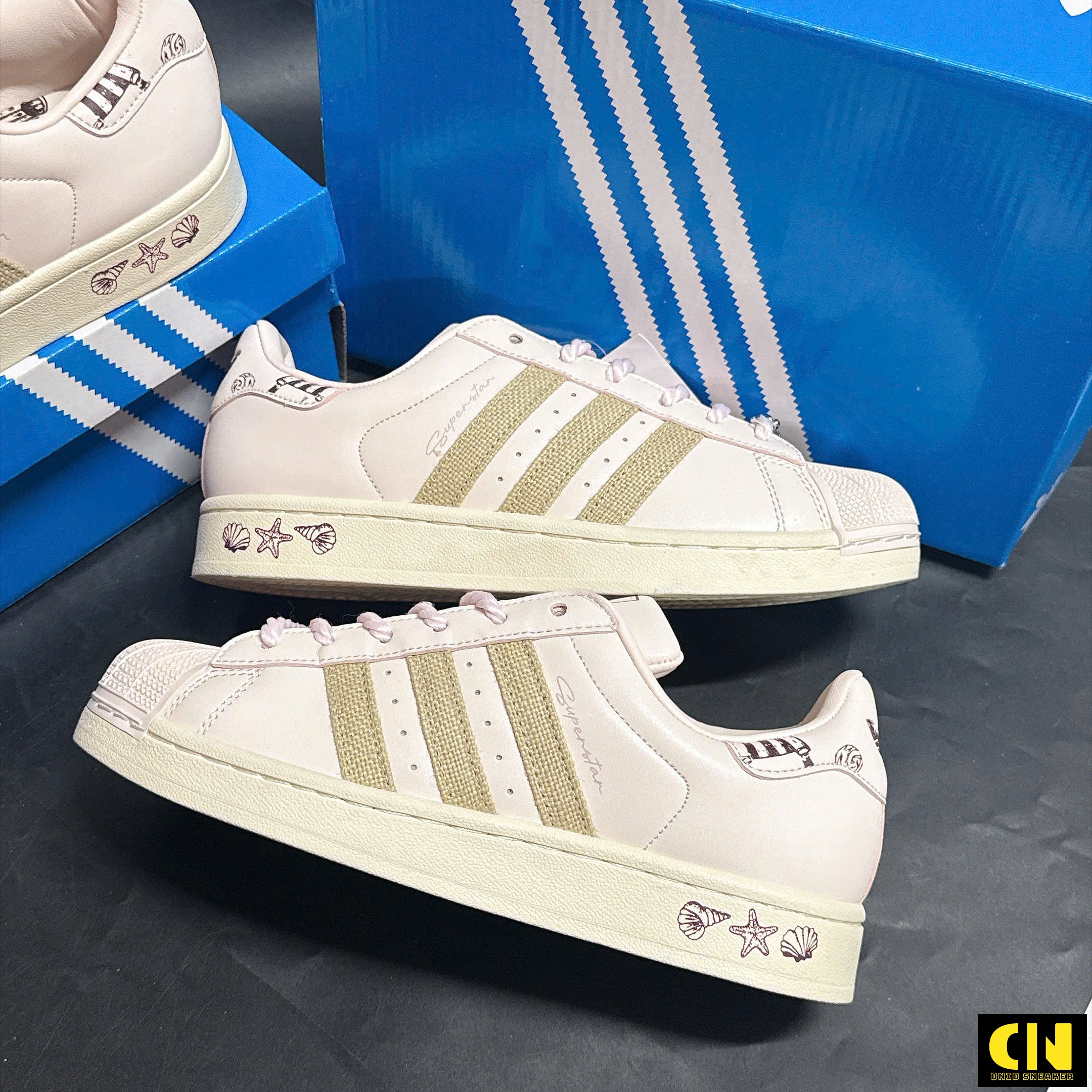 Giày Adidas Superstar Ii Pink Pastel Brown Giày Adidas Superstar II Pink Pastel Brown