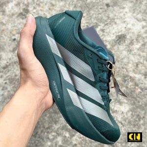 Giày Chạy Bộ Adidas Adizero Evo SL Xanh Rêu Bạc