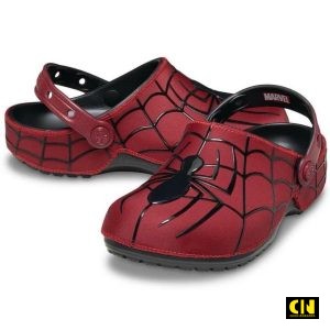 Giày Dép Crocs Classic Clog Marvel Spider Man Neo Red
