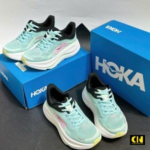 Giay Hoka Bondi 9 Wide Blue Spark Mint Fluorite Xanh Mint Giày Hoka Bondi 9 Wide Blue Spark Mint Fluorite Xanh Mint