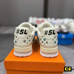 Giay Louis Vuitton Lv Trainer 54 Beige Fullbox High Quality Giày Louis Vuitton LV Trainer 54 Beige FullBox High Quality