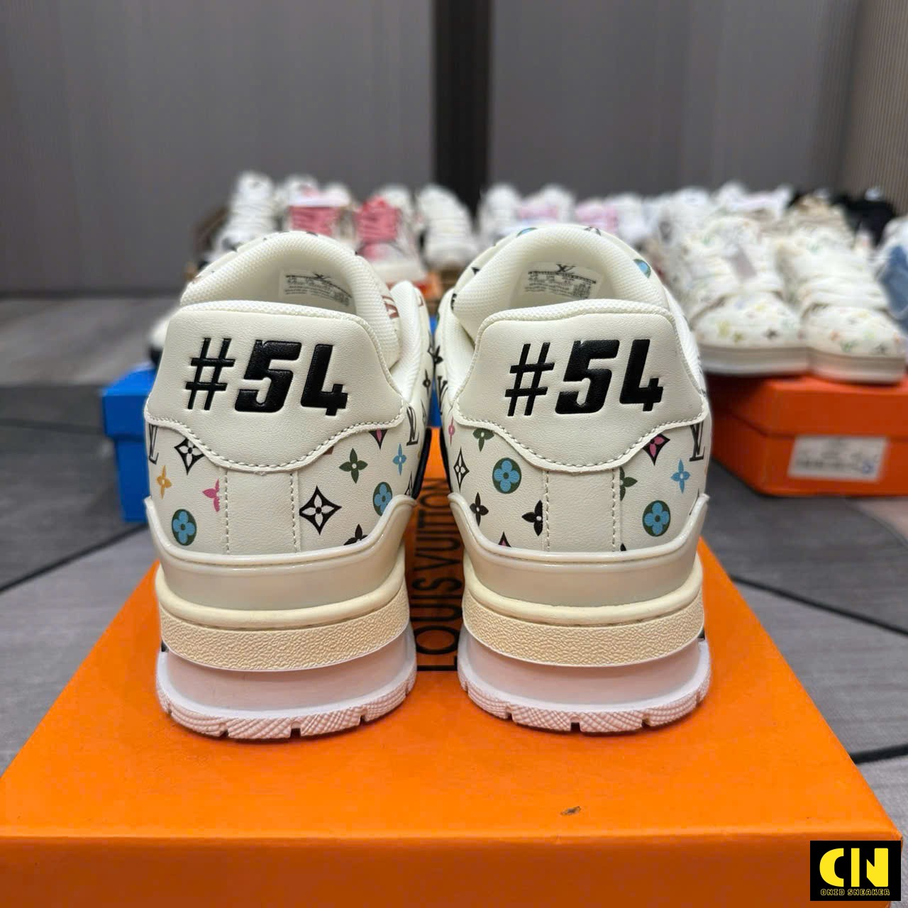 Giày Louis Vuitton Lv Trainer 54 White Multicolor Like Auth Giày Louis Vuitton LV Trainer 54 White Multicolor Like Auth