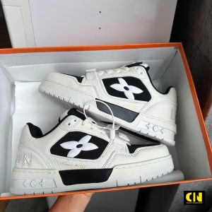 Giay Louis Vuitton Lv Trainer Cream Black Size 36 44 Giày Louis Vuitton LV Trainer Cream Black Size 36-44