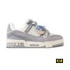 Giay Louis Vuitton Lv Trainer White Gray Fullbox Giày Louis Vuitton LV Trainer White Gray Fullbox