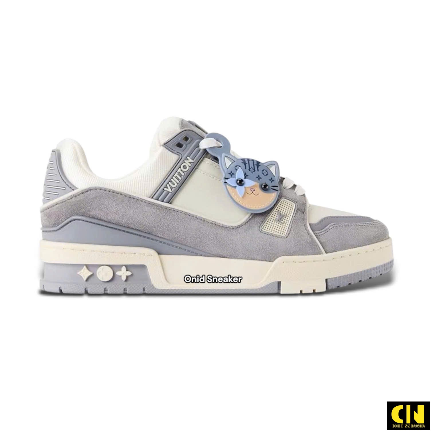 Giày Louis Vuitton Lv Trainer White Gray Fullbox Giày Louis Vuitton LV Trainer White Gray Fullbox