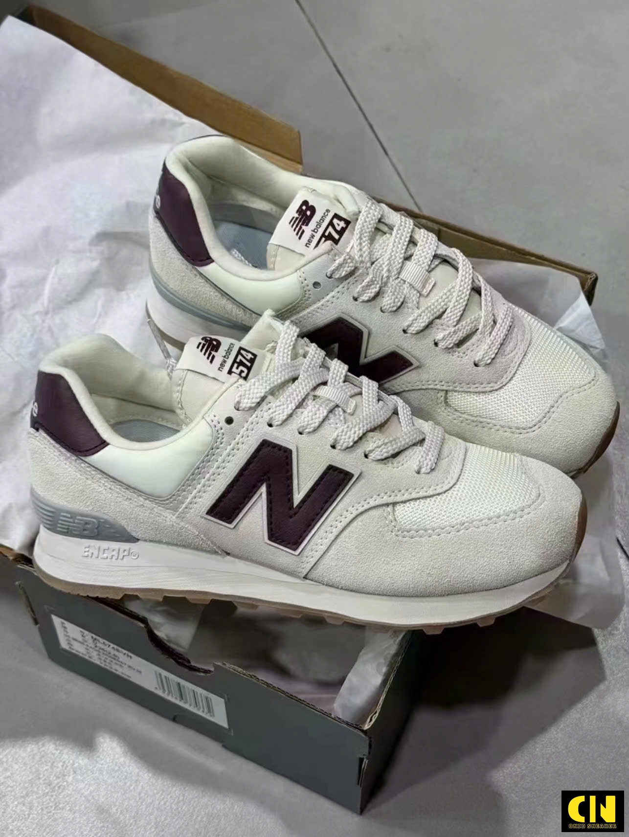 Giày New Balance 574 Off White Giá Tốt Giày New Balance 574 Off White Giá tốt