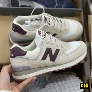 Giay New Balance 574 Off White Red Full Box Giày New Balance 574 Off White Red Full Box