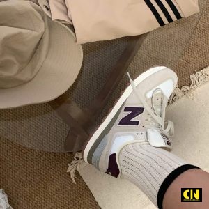 Giay New Balance 574 Off White Trang Kem Do Giày New Balance 574 Off White Trắng Kem Đỏ
