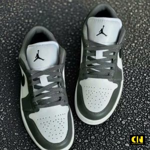 Giay Nike Air Jordan 1 Low Iron Grey Trang Xam Fullbox Giày Nike Air Jordan 1 Low Iron Grey Trắng Xám Fullbox