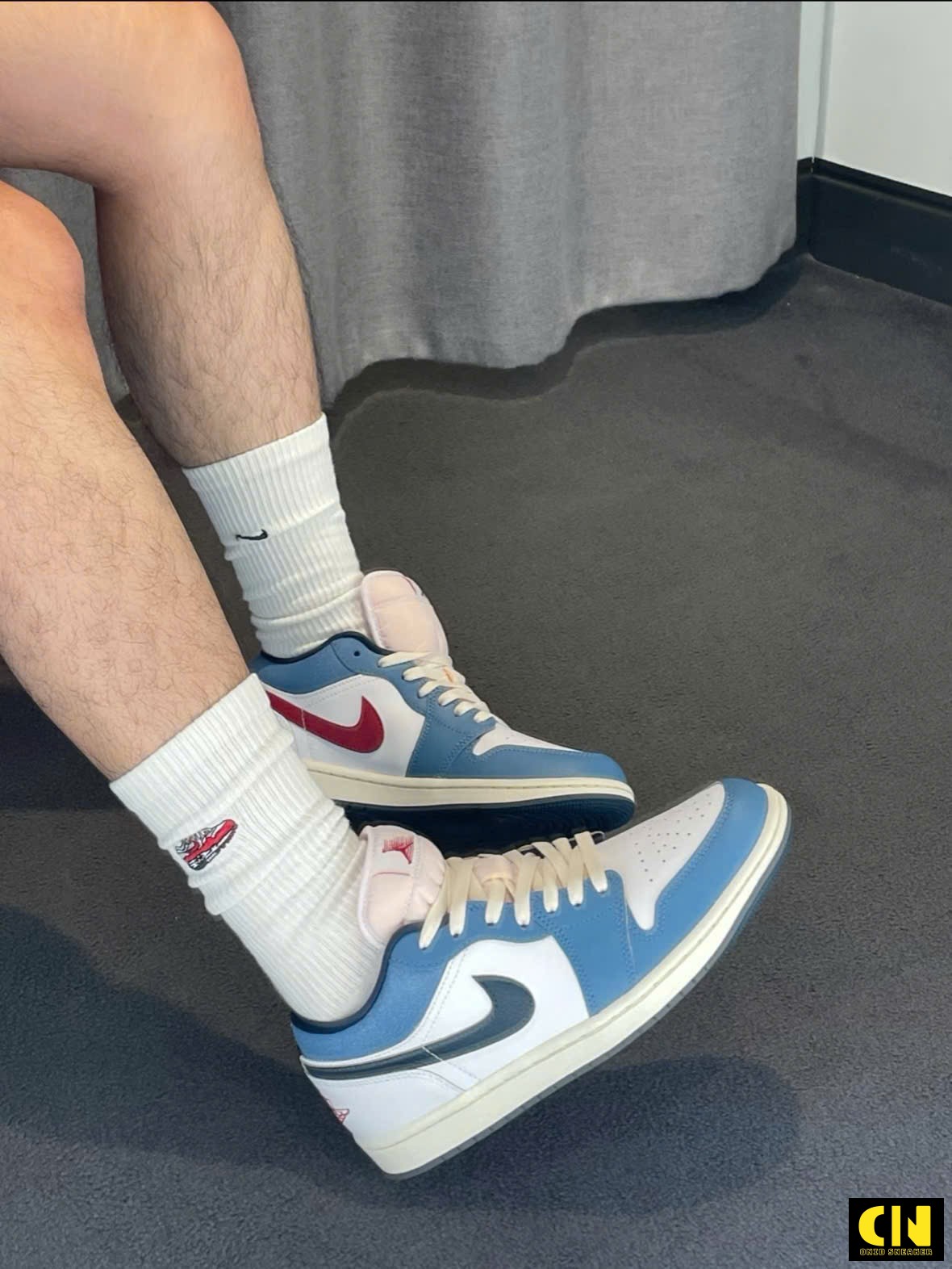Giày Nike Air Jordan 1 Low Motion Xanh Dương Cổ Thấp Giày Nike Air Jordan 1 Low Motion Xanh Dương Cổ Thấp